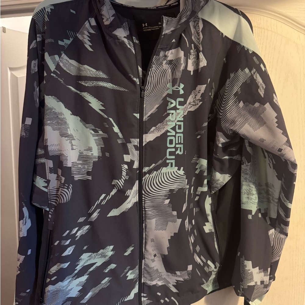 Under Armour grey and green Patterned Jacket